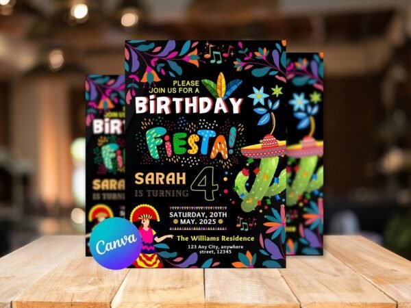 Fiesta Invitation Template