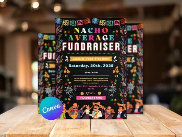 Nacho Average Fundraiser Flyer