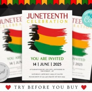 Juneteenth Celebration Invitations