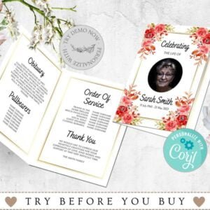 Funeral Invitations Template