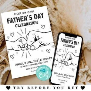 Father's Day Celebration Invitations