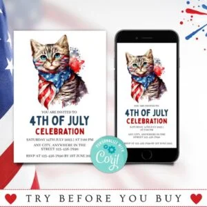4th of July Invitation