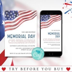 Memorial Day Invitations