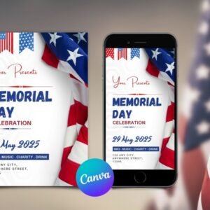 Memorial Day Invitation Printable