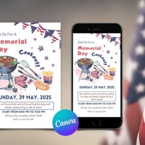 Memorial Day Cookout Invite