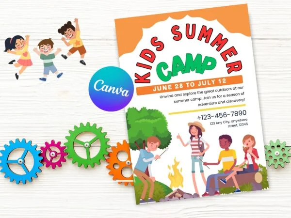 Kids Summer Camp Flyer