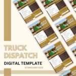 Truck Dispatch Flyer Template