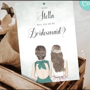  Bridesmaid Proposal Card Template