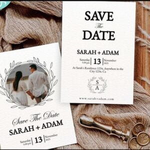 Save The Date Template