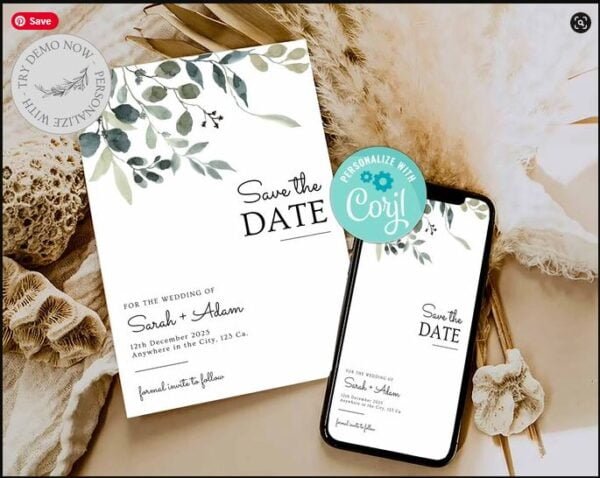 Save the Date Card