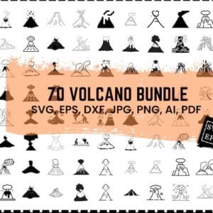 Volcano SVG Bundle