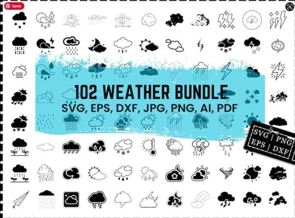 Weather svg bundle