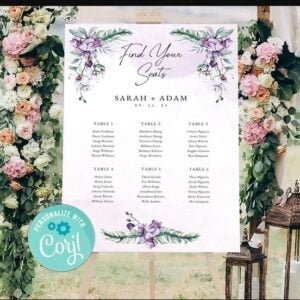 Wedding Seating Chart Template