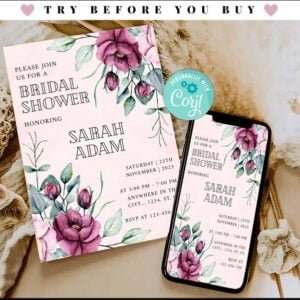 Boho Bridal Shower Invitation