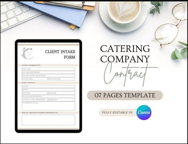 Catering Contract Template