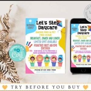 Childcare Flyer Template