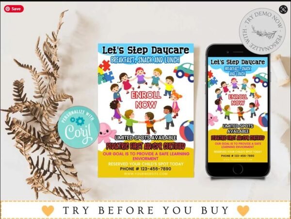 Child Care Flyer Template