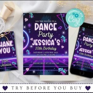 Dance Party Invitation