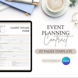 Event Planner Contract Template