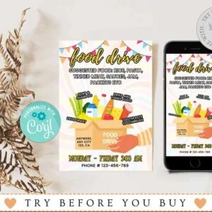Food Drive Flyer Templates