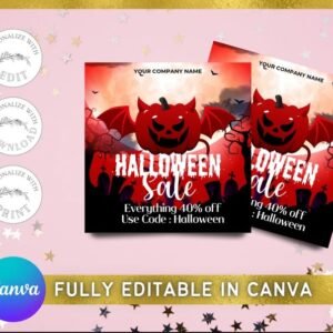 Halloween Sale Flyer Template