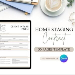 Home Staging Contract Template