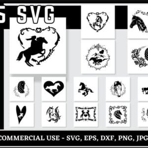 Horse Love Svg Bundle