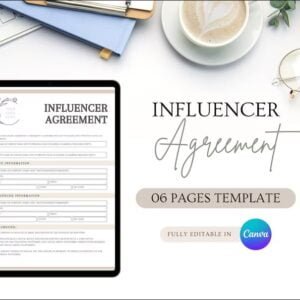 Influencer Agreement Template