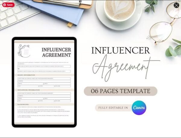 Influencer Agreement Template