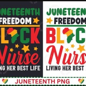 Juneteenth Nurse png sublimation