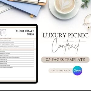 Luxury Picnic Contract Template