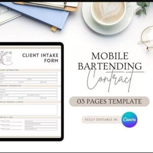 Mobile Bartending Contract Template