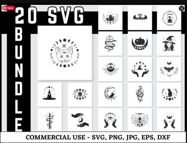 Mystical Svg Bundle