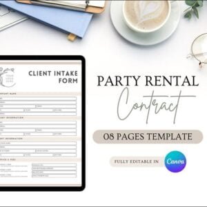 Party Rental Contract