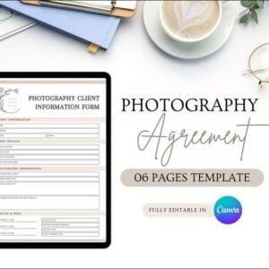 Photography Client Contract Template