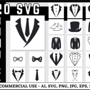 Tuxedo SVG Bundle