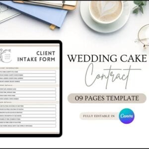 Wedding Cake Contract Template