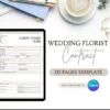 Wedding Florist Contract