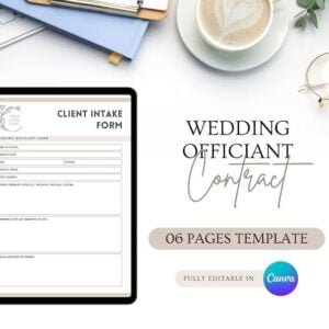 Wedding Officiant Contract