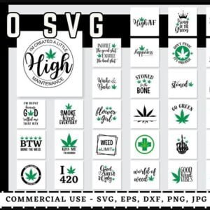 Weed svg bundle