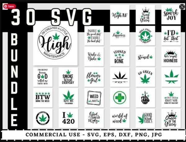 Weed svg bundle