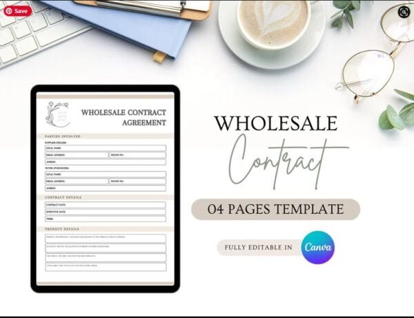 Wholesale Contract Template