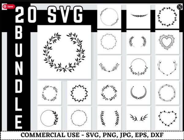 Wreath Svg Bundle