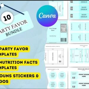 10 Party Favor Template