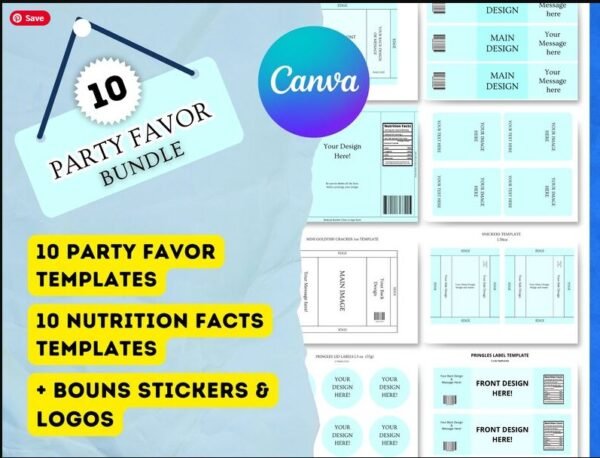 10 Party Favor Template