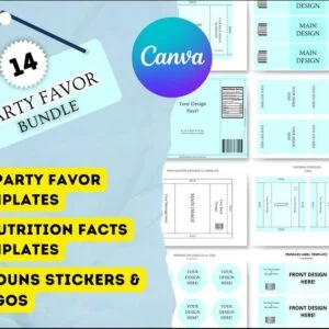 14 Party Favor Template