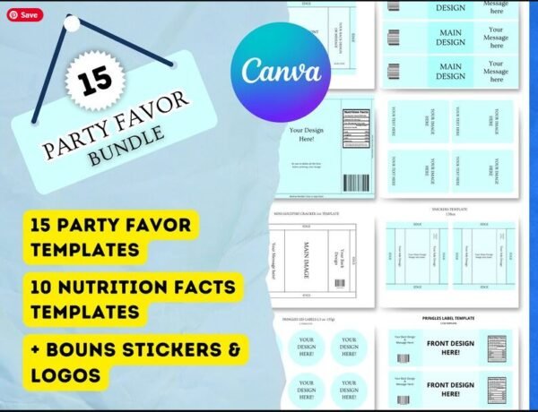 15+ Party Favor Template