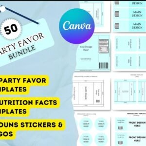 Party Favor Template Bundle