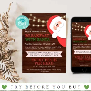 Breakfast with Santa Flyer