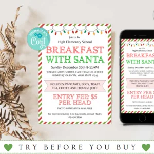 Breakfast with Santa Flyers